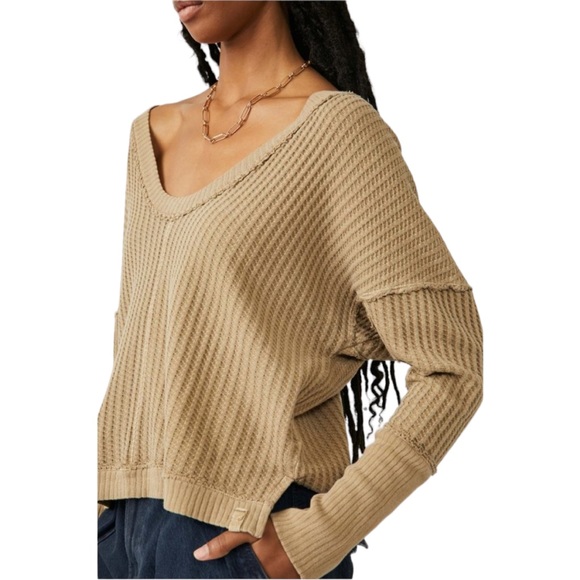 NWT Free People Magic Thermal Top size Medium - Picture 2 of 4